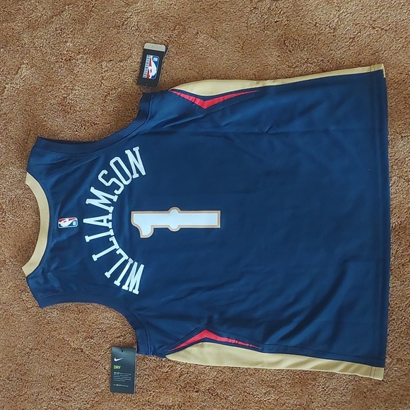Zion Williamson New Orleans Pelicans Nike Jersey Navy size XL - Picture 2 of 6